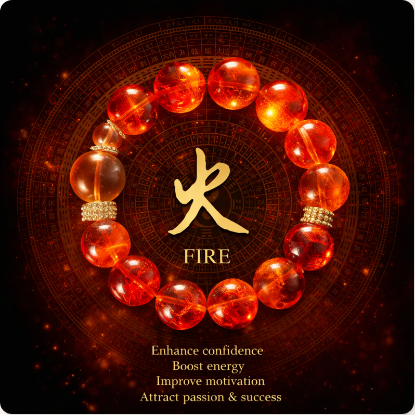 Fire element bracelet