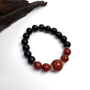 black red agate Bracelet