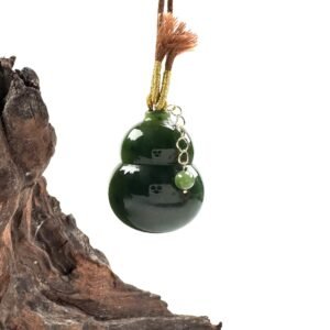 Hetian Green Jade Pendant Necklace