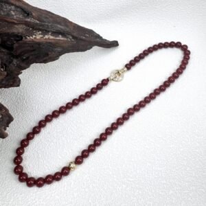 Red Agate Pendant Necklace