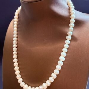 Natural Seedless Freshwater Pearl Necklace